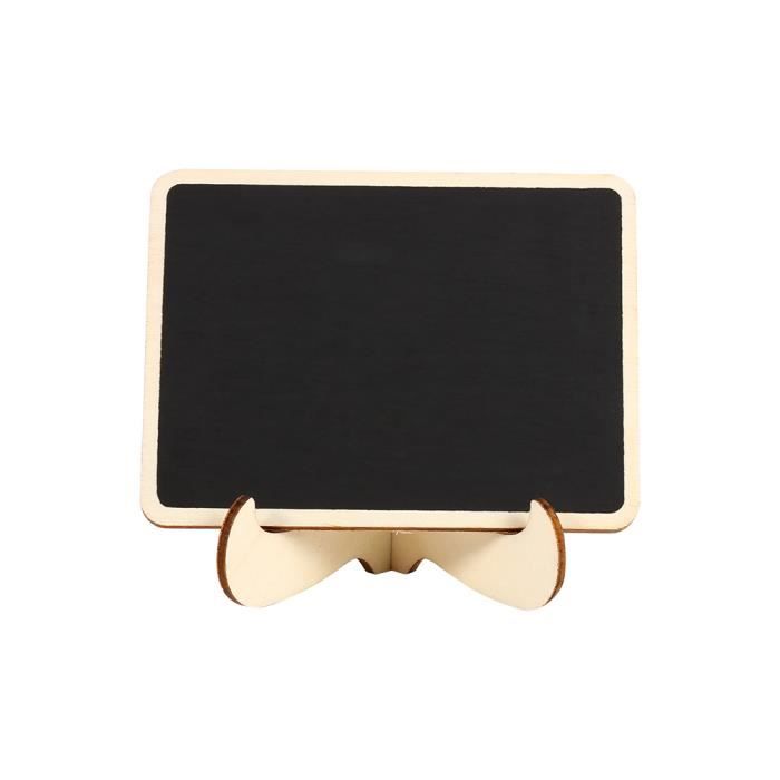 Lot De 6 Mini-tableaux Noirs Pour Porte - Réutilisables, Style Ardoise - Idéal Pour Messages, Rappels Et Décoration Murale - 2