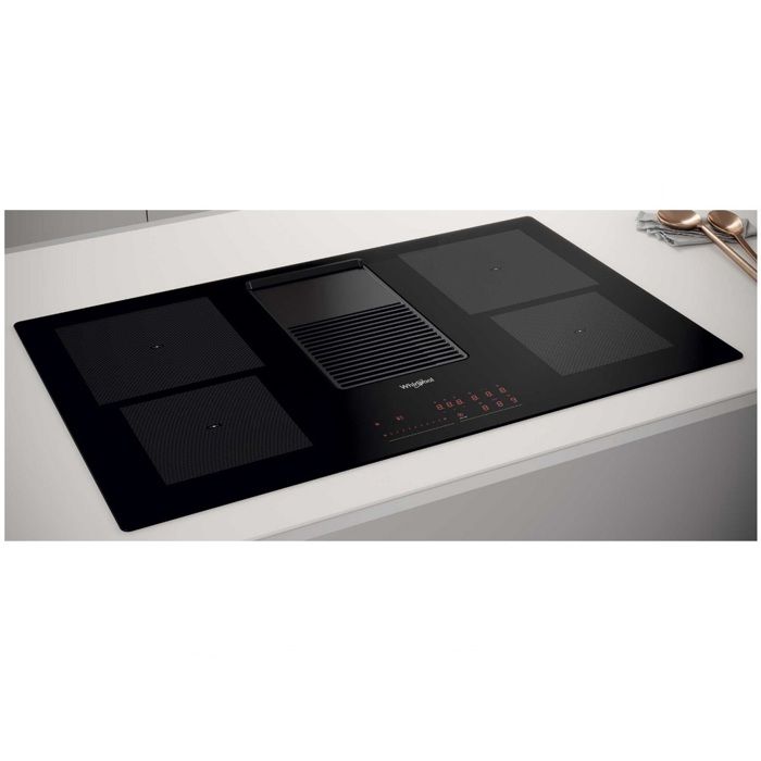 WHIRLPOOL table de cuisson aspirante 83 cm induction 4 zones WVH92K1 - vue 8