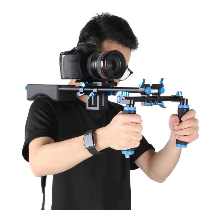 YOSOO support de stabilisateur d'épaule YELANGU D2 DSLR RIG 5D2/5D3 Support de système de support d'épaule pour appareil photo
