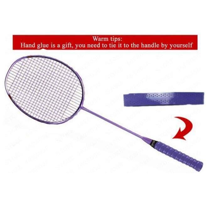 Set Badminton A1 TAAN - 2 Raquettes Graphite, 3 Volants Plume, Sac - Pour Débutants Et Confirmés