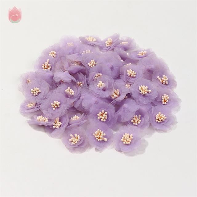 Lot de 30 pcs artificielles de fleurs de cerisier artificielles fausses