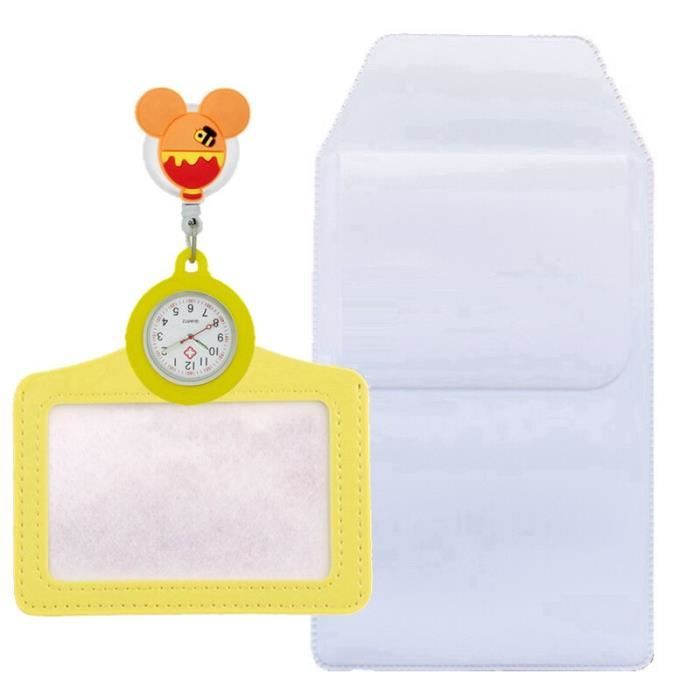 Montre De Poche Infirmière Personnalisable - Gravure Nom Gratuite - Étanche Quotidienne - Cadran Croix Rouge
