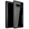 Coque de protection téléphone - Samsung - Galaxy S10 - Bumper Hybride Rigide Antichoc - Noir-1