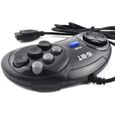 Link-e : 2 X Manette, Gamepad, Joystick 6 Boutons Compatible avec Console de Jeu SEGA Megadrive, Genesis, Master System-1