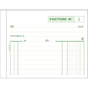 ELVE 24848 Bloc Quittances Loyer Papier Chèque Amagnétique 102 X 270 Mm - Papier Blanc