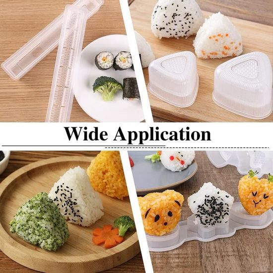 4Pcs Moule à Sushi Moule à Riz pour Onigris Moule à Boules de Riz Forme de Sushi  Onigiri Bento Presse Maker Mould Outils de DI[50] - Cdiscount Maison