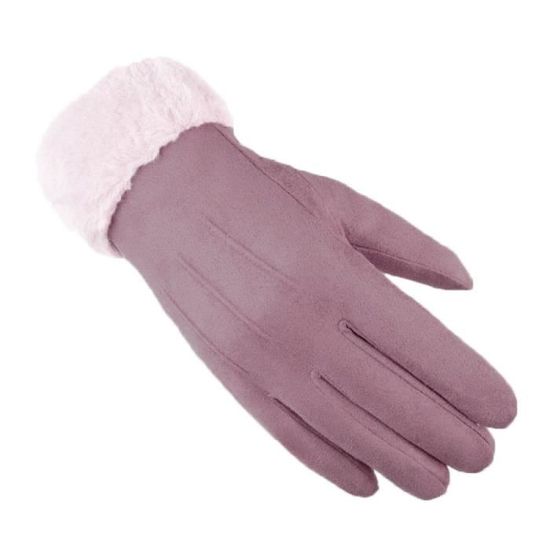 Prix De Gros PBFONE 1 Paire Gants Dhiver Plong e En Tissu Anti Slip 