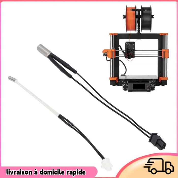 Kit De Tige Chauffante Et De Fil De Thermistance 40W, Accessoires D'imprimante 3D Pour Prusa I3