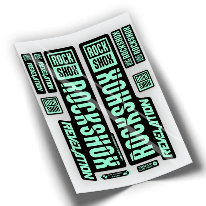 Autocollant De Rechange Pour Fourche - Compatible Avec RockShox Sektor