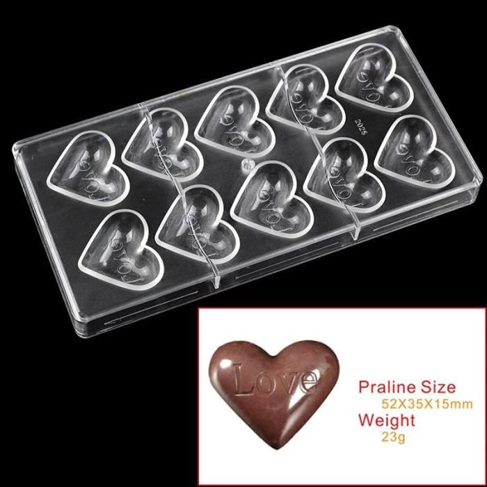 Moule Forme Coeur Pour Chocolat En Polycarbonate