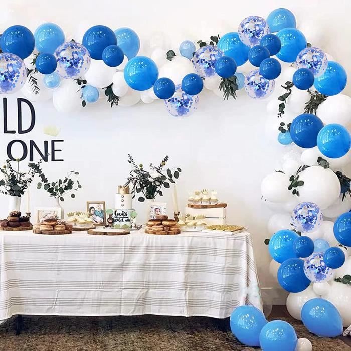 Arche De Ballons Bleus Et Verts, Guirlande De Ballons Dinosaures, Kit D