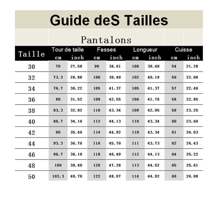 Pantalon Homme Casual Grande taille Kaki LEOCLOTHO Nouveau pantalon long