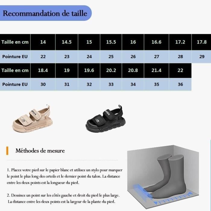 Sandale Enfant,22-36 Sandales Garçon Fille à Bout Semi-couvert