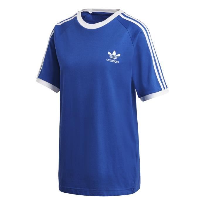 T shirt femme adidas Originals 3 Bandes Trefoil Cdiscount Pr t