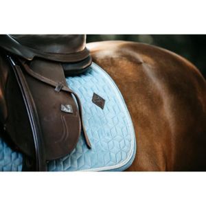 GAITWIN Housse de selle Western de qualité supérieure avec doublure en polaire unique pour éviter l'usure inutile, parfaite (bleu