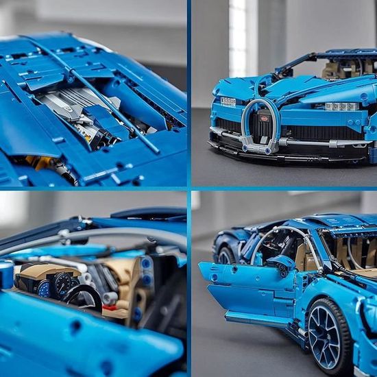 LEGO® Technic 42083 Bugatti Chiron, Modèle à collectionner exclusif de  super voiture de sport, Maquette à Construire pour Adultes - Cdiscount Jeux  - Jouets