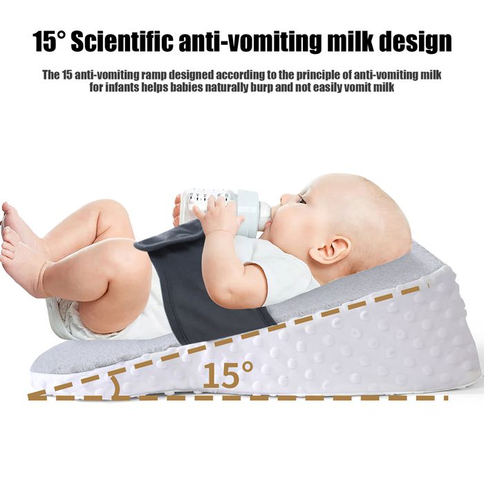 Coussin Bébé 15 Degrés Coussin Transat Générique Coussin Anti-Étouffement 15° Pour Bébé, Coussin D' Allaitement Reducteur De Lit Bebe Coussin D'allaitement Bébé