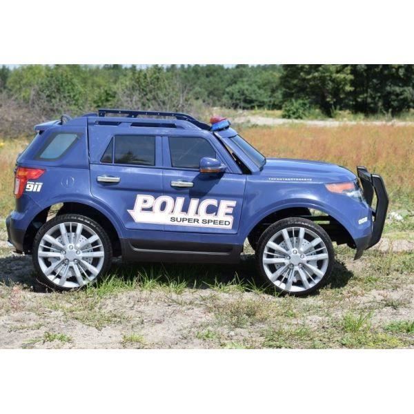 Voiture de Police tout-terrain FBI 12v enfant voiture électrique-bleu