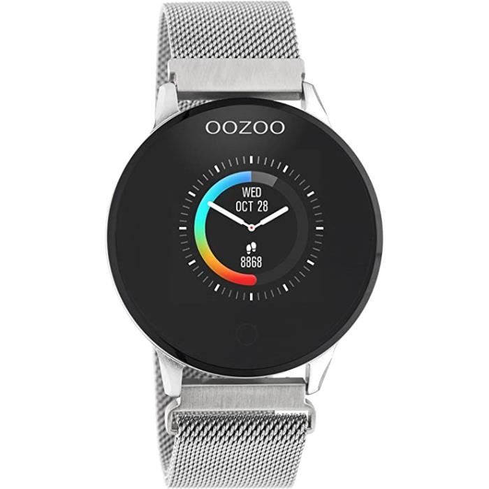 Stainless Steel Oozoo App OOZOO Timepieces Silver Stainless Steel