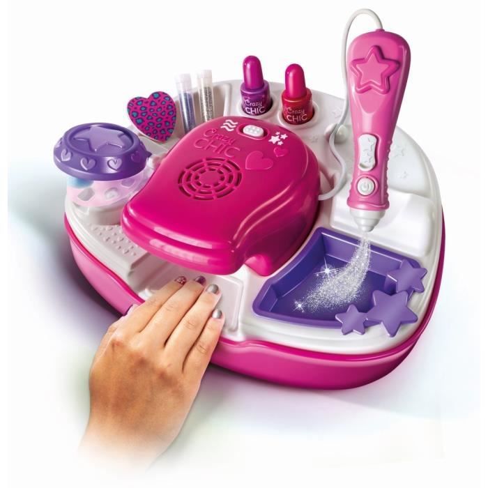 Clementoni - Crazy Chic-Lovely Nail Polishes: Panthère Et Renard-Kit 2 Colorés, Vernis Filles 6 Ans, Décoration des Ongles, Non Toxique, À Base d' eau, Amovible sans Acétone, Multicolore, 18811 Clementoni - Crazy Chic-Lovely Nail Polishes: Panthère Et Renard-Kit 2 Colorés, Vernis Filles 6 Ans, Décoration des Ongles, Non Toxique, À Base d' eau, Amovible sans Acétone, Multicolore, 18811