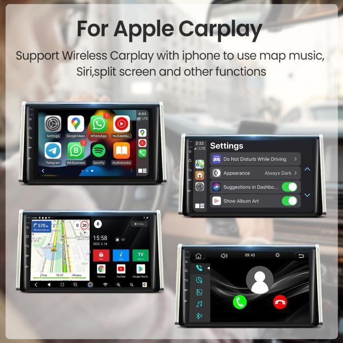 ADAPTATEUR CARPLAY SANS Fil, Connexion Automatique Filaire Au Dongle