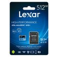 Carte mémoire 512GO Lexar High-Performance 633x microSDXC UHS-I-3