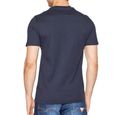 T shirt Guess Luxe & classic Bleu Homme-3