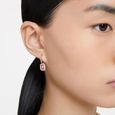 Boucles d'oreilles femme - SWAROVSKI - Boucles d'oreilles Swarovski Millenia rosées - Couleur de la matière:Rose-3