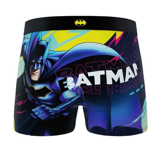 FREEGUN Boxer Ufficiale DC Comics Batman Logo - Mutande Uomo Stretch, Super Comfort, Ideale Per I Veri Fan