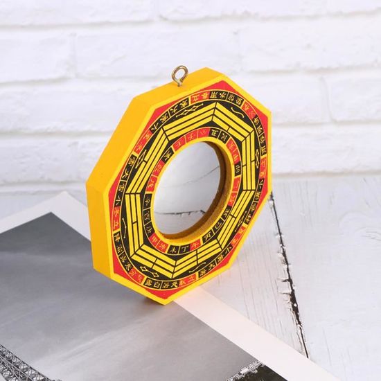 2 Pcs Bagua Miroir De Protection 4 Pouces Fengshui Ornement Suspendu Concave Pendentif Convexe Pour Bureau Maison Miroir Cdiscount Maison
