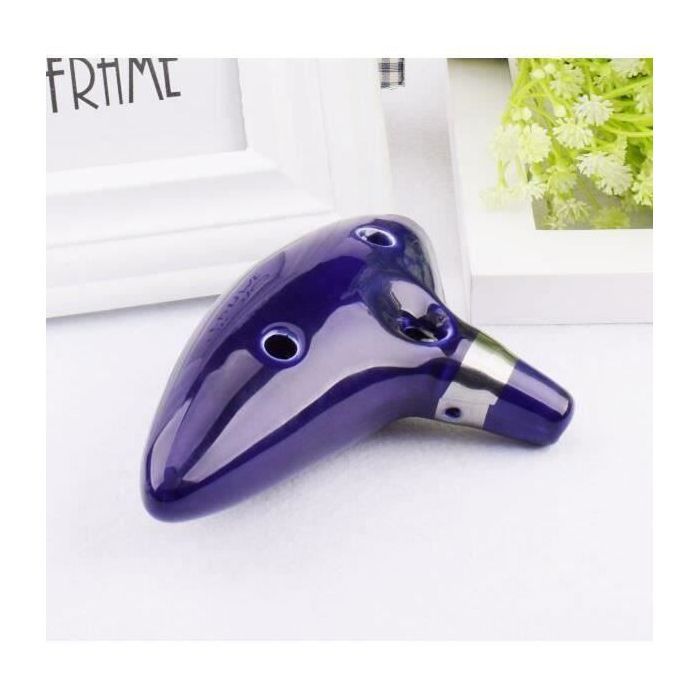 Ocarina 12 Trous Basse En C - Instrument De Musique Professionnel Facile à Jouer Pour Débutants