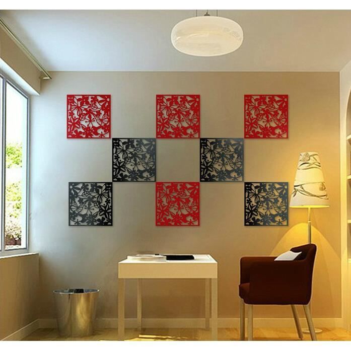 Paravents Muraux Papillons – Lot De 12 Panneaux Suspendus – Séparateur De Pièce, Décoration Chambre, Hôtel, Boutique – Noir