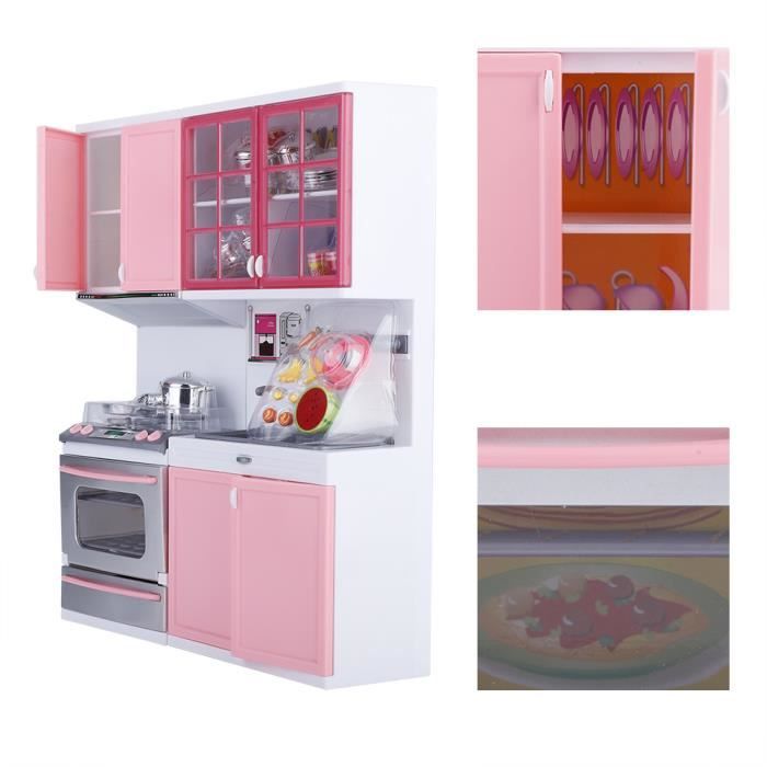 Ensemble de Cuisine avec Accessoires - Mini Ensemble de Cuisine avec Lumière et Son Réalistes - Jeux d'Intérieur Ensemble de Jeu de Cuisine - Jouets pour Tout-Petits, Enfants et Filles Ensemble de Cuisine avec Accessoires - Mini Ensemble de Cuisine avec Lumière et Son Réalistes - Jeux d'Intérieur Ensemble de Jeu de Cuisine - Jouets pour Tout-Petits, Enfants et Filles
