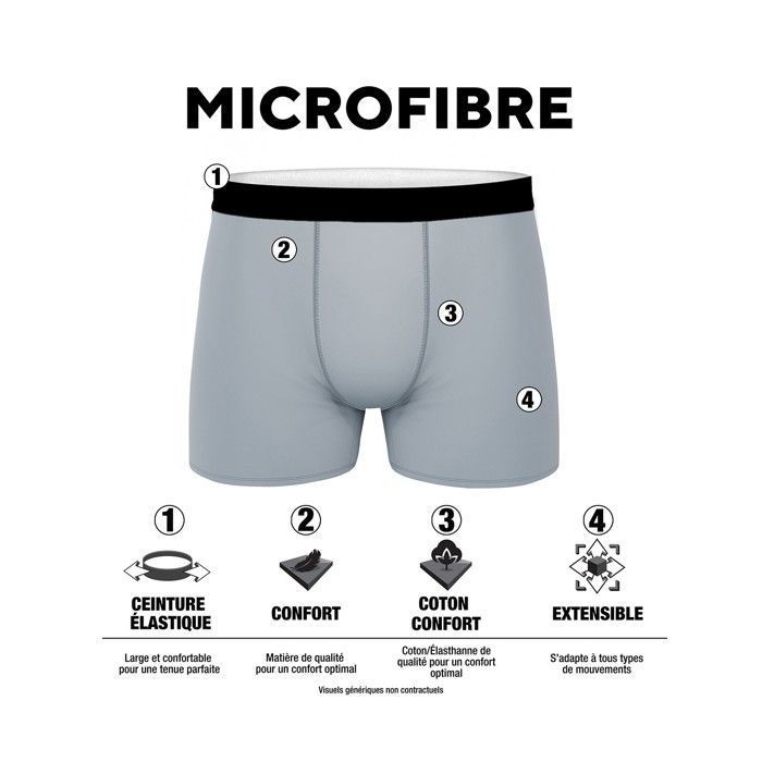 Boxer Microfibre Homme KTM Moto Cross Pas Cher Du S Au XXL 8,90