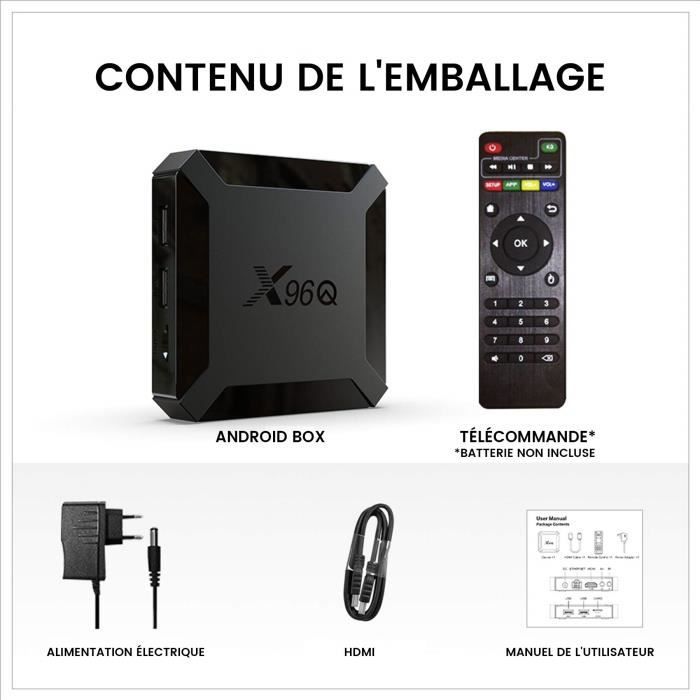 Boitier iptv TV98 H616 Wi-Fi double bande Android 12 Allwinner