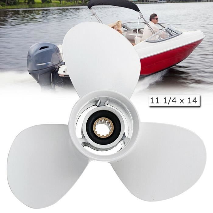 Elica Per Motore Fuoribordo Yamaha 25-60 HP - Alluminio, 11 1/4x14, 13 Denti, Sostituzione Originale
