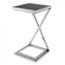 Casa Padrino Luxury Art Deco Designer Side Table Nickel With Black Glass Hotel Furniture A Vente Fauteuil Prolongation Soldes C - Black Glass Side Table Casa Padrino Luxury Art Deco Designer Side Table Nickel With Black Glass Hotel Furniture A Vente Fauteuil Prolongation Soldes C - Black Glass Side Table
