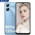 Téléphone portable 4G Blackview A52 Pro 6,517" HD+ 90Hz 12Go+128Go-SD 512Go 5180mAh 13MP+5MP Android 13 Dual SIM - Bleu Glace-0