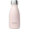 Bouteille isotherme 260 ml rose pastel qwetch Rose-0