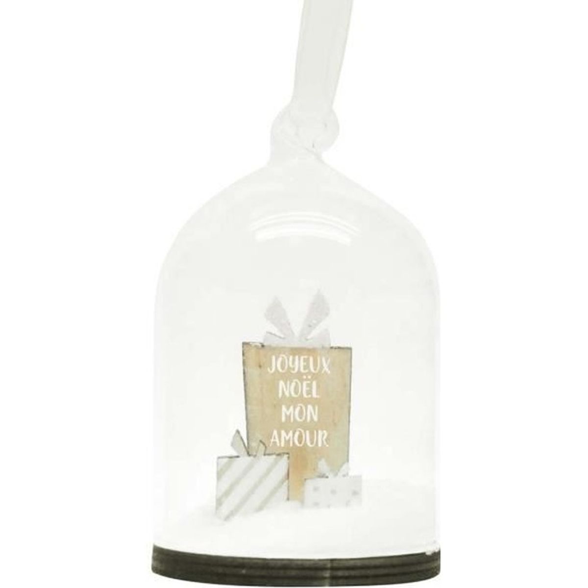 Boule A Neige Cadeau Joyeux Noel Mon Amour Cdiscount Maison
