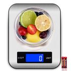 TOPESCT Balance de Cuisine Électronique de Haute Précision 5000g/1g avec Écran LCD Rétroéclairé, Stainless Steel Scales, Smart Digital