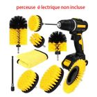 Brosse Nettoyage Rotative Perceuse,APERIL 7pcs Nettoyage Voiture Brosse Visseuse, Brosse pour Perceuse Voiture Carrelage Tapis