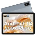 Tablette tactile DOOGEE T10E PC 10,1 pouce FHD 6580mAh batterie 9Go+128Go, 8MP Caméra, Double SIM, 4G GPS OTG, Android 13 - Gris