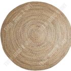 TECH DISCOUNT Tapis - TD® - FULL - Jute - Ø 120 cm - Naturel - Beige