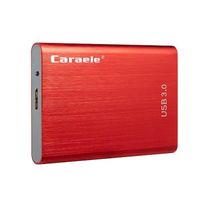 Disque dur externe Caraele H-4 HDD 2To USB3.0 - Rouge - Marque Caraele