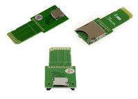 Adaptateur pour cartes mémoires MicroSD SDHC SDXC SD 3.0 vers SD, avec rallonge riser SD