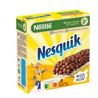 LOT DE 2 - NESQUIK - Barres céréales au Chocolat Et Lait - paquet de 150 g