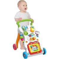 PIMPIMSKY Trotteur bébé 3 en 1, Jouet de marcheur musical vitesse réglable pour bébé plus de 9 mois