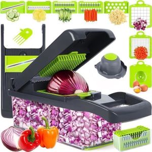 Mandoline Trancheuse Hachoir Multifonction Coupe Légumes Fruits Manuel  Pliable