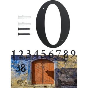 SIGNALÉTIQUE EXTÉRIEURE Plaque de numéro de maison 11 pouces (28 cm), Numé